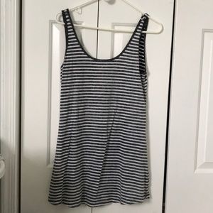 NWOT striped bathing suit coverup